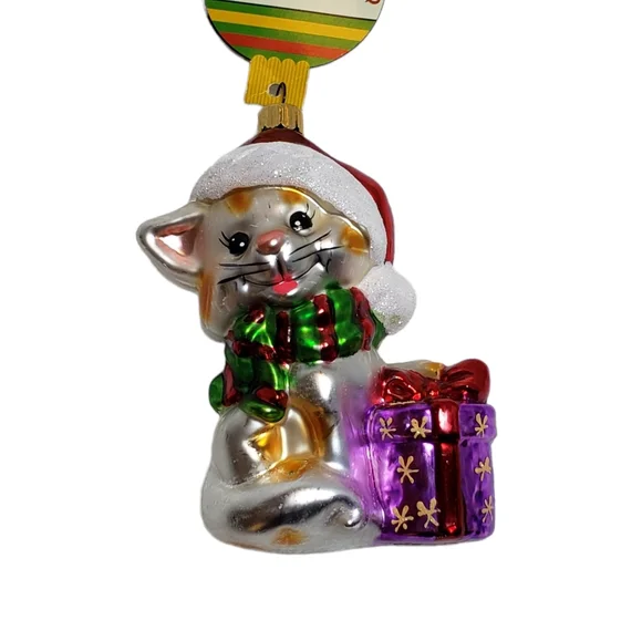 Christopher Radko 2005 Feline Friends Cat Christmas Holiday